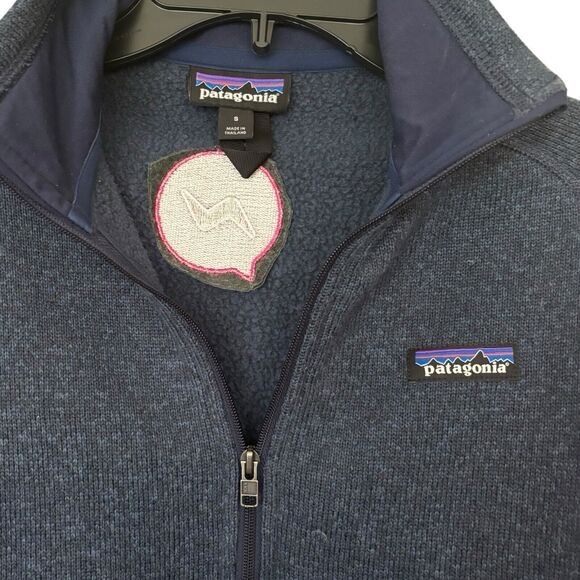 Patagonia Better Sweater 1/4 Zip Blue Fleece Knit Pullover Sweater Womens S - Picture 7 of 11